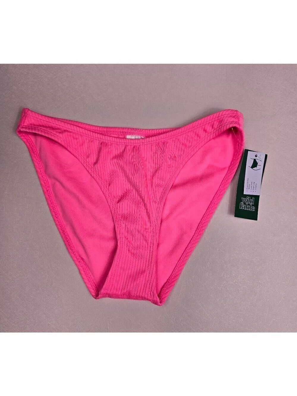 Wild Fable Pink Cheeky Bikini Bottom XXSmall